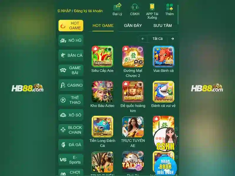 hb88 - Nền tảng trò chơi và casino trực tuyến